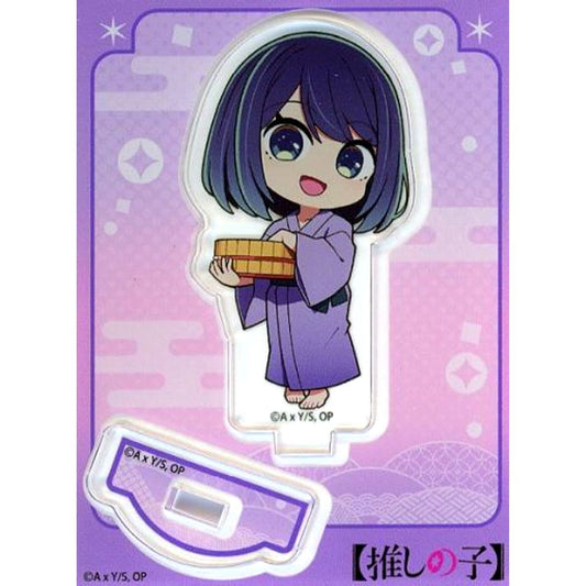 Akane Kurokawa Oshi No Ko x Gokurakuyu RAKU SPA Gokuraku Oshi Bath Tour Trading Mini Acrylic Stand Bath Ver. [USED]