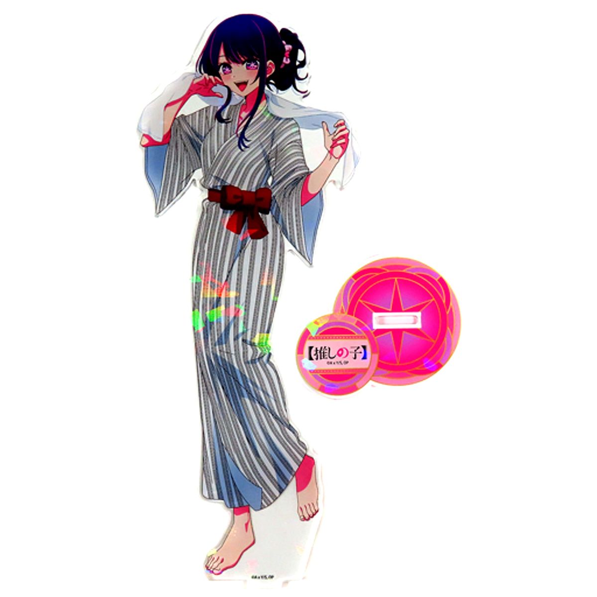 Ai Hoshino Bath Ver. Big Holo Acrylic Stand Oshi No Ko x Gokurakuyu RAKU SPA Gokuraku Oshi no Yumeguri Online Exclusive [USED]