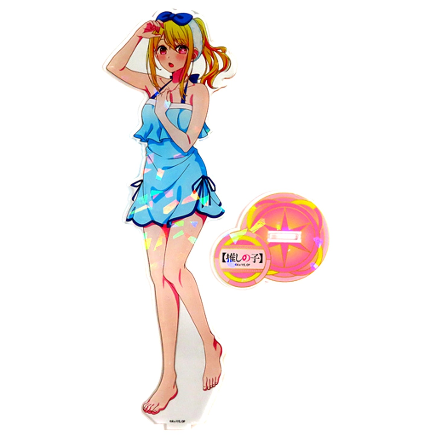 Ruby Sauna Ver. BIG Holo Acrylic Stand Bath Ver. Oshi no Ko x Gokurakuyu RAKU SPA Gokuraku Oshi no Yu Meguri Mail Order Limited [USED]
