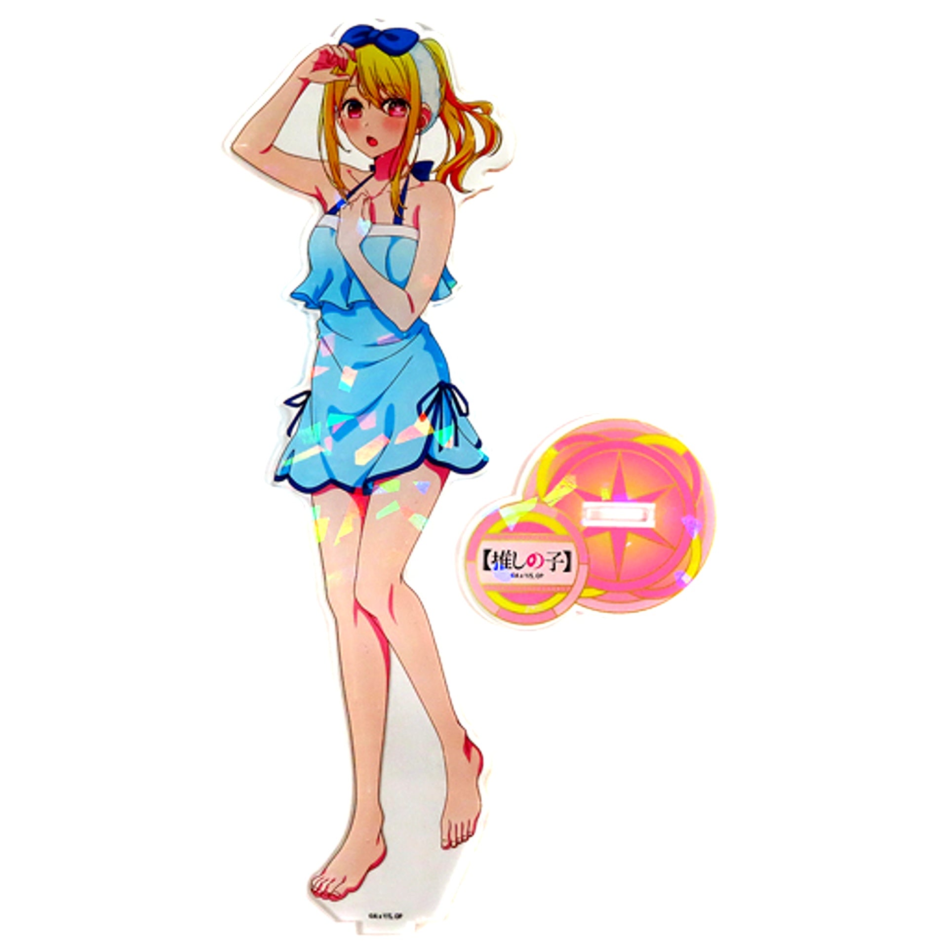 Ruby Sauna Ver. BIG Holo Acrylic Stand Bath Ver. Oshi no Ko x Gokurakuyu RAKU SPA Gokuraku Oshi no Yu Meguri Mail Order Limited [USED]