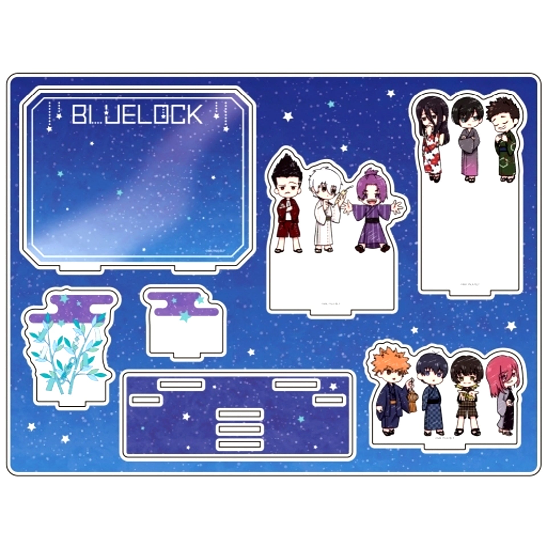 Lineup Design Tanabata Ver. 03. Blue Lock GraffArt Illustration Acrylic Diorama [USED]
