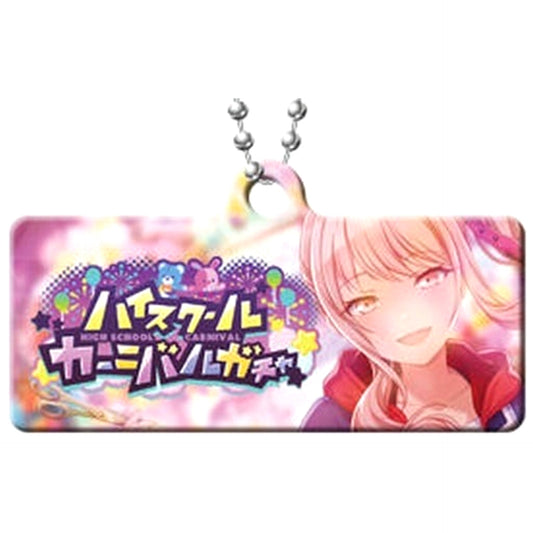 Hatsune Miku: Colorful Stage! High School Carnival Gacha Capsule Metal Banner Keychain Collection Vol.2 Keychains [USED]