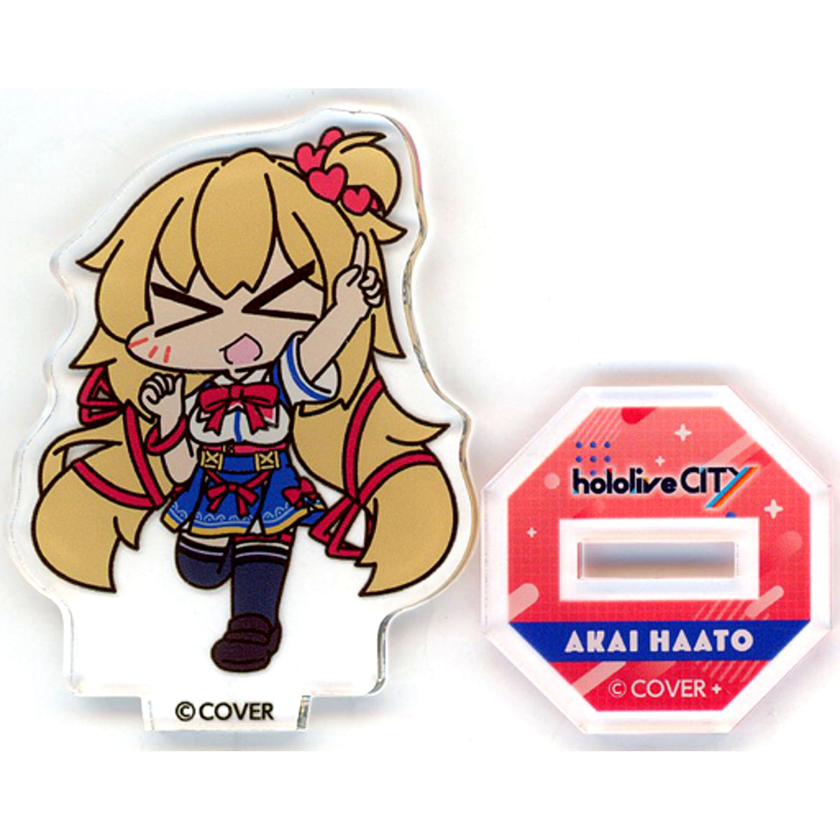 Akai Haato Single Mini Acrylic Stand Virtual YouTuber Hololive hololiveCITY ATTRACTIONS [USED]