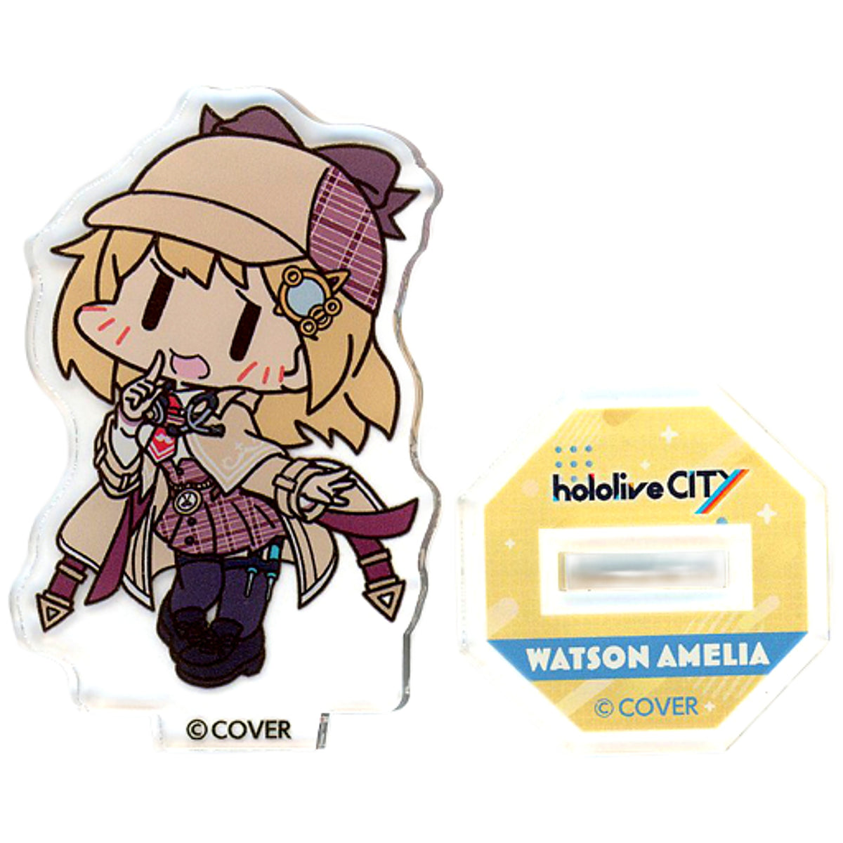 VTuber Hololive Amelia Watson Mini Acrylic Stand hololive CITY Attractions Exclusive Acrylic Stands [USED]