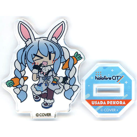 hololive Usada Pekora Mini Acrylic Stand Single Item Virtual YouTuber hololive hololiveCITY ATTRACTIONS [USED]