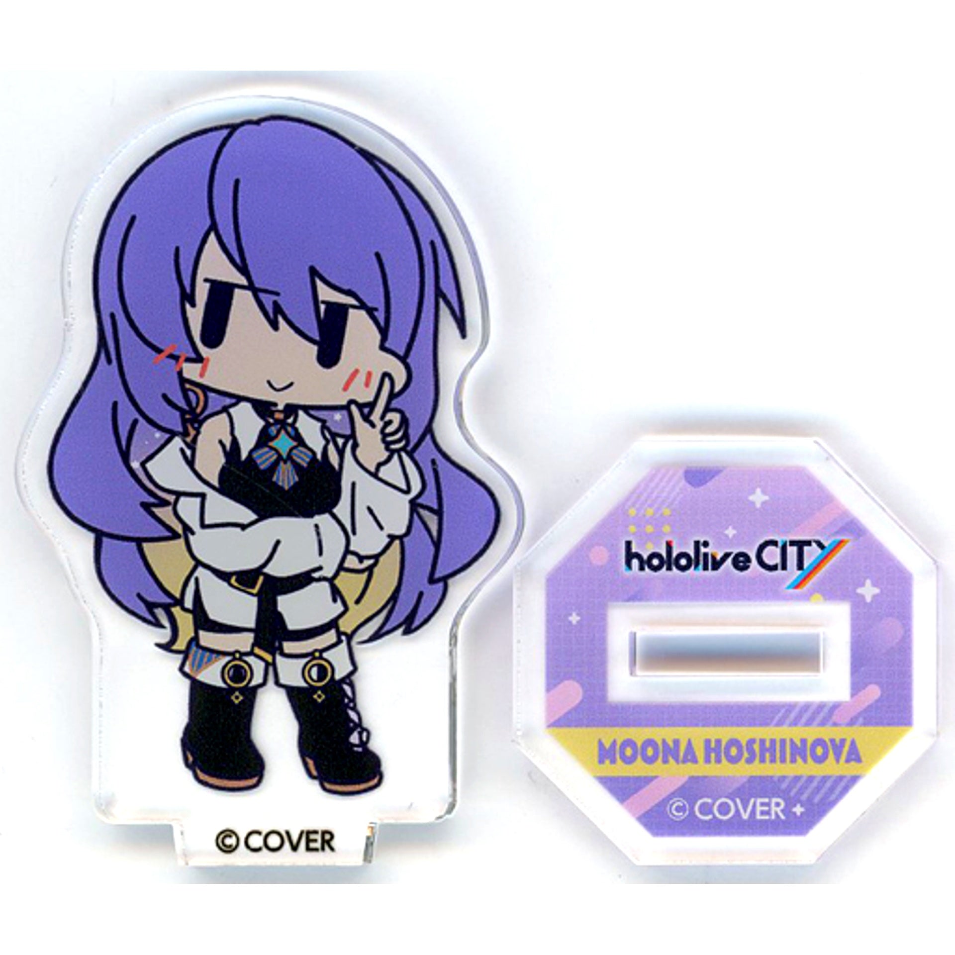 Moona Hoshinova Single Item VTuber Hololive Mini Acrylic Stand hololiveCITY ATTRACTIONS [USED]