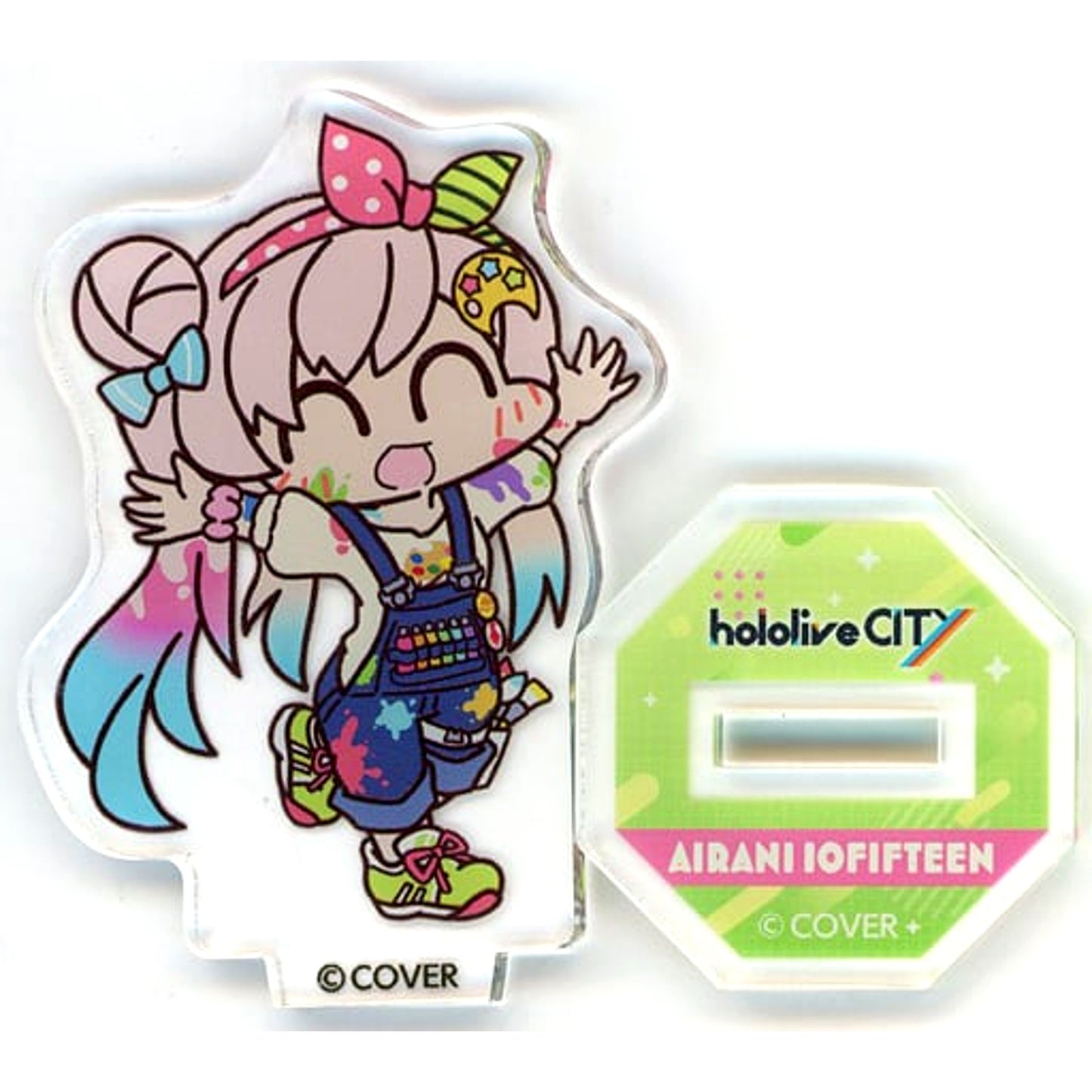 Airani Iofifteen Single Item Mini Acrylic Stand Virtual YouTuber Hololive CITY ATTRACTIONS [USED]