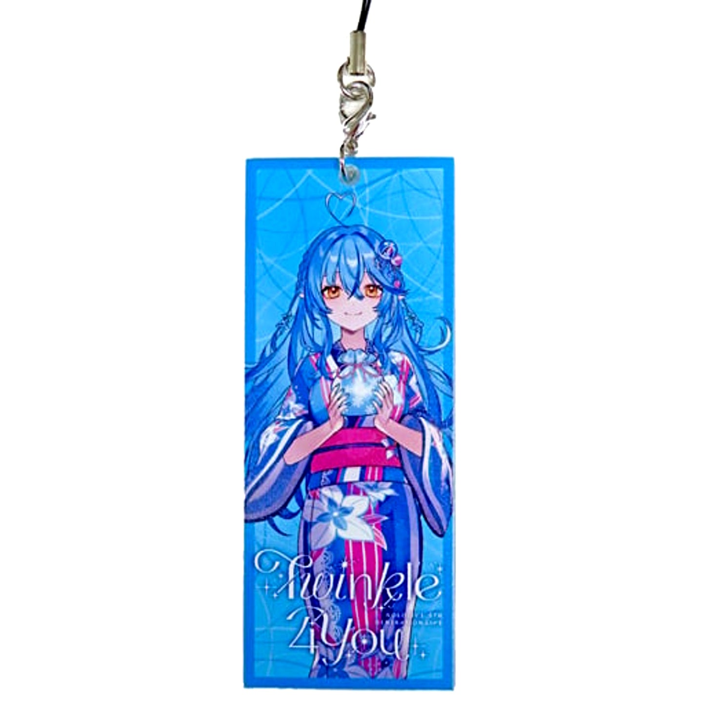 Yukihana Lamy Hololive Tanzaku Style Acrylic Keychain Both Eyes Open 5th Gen Live Twinkle 4 You [USED]