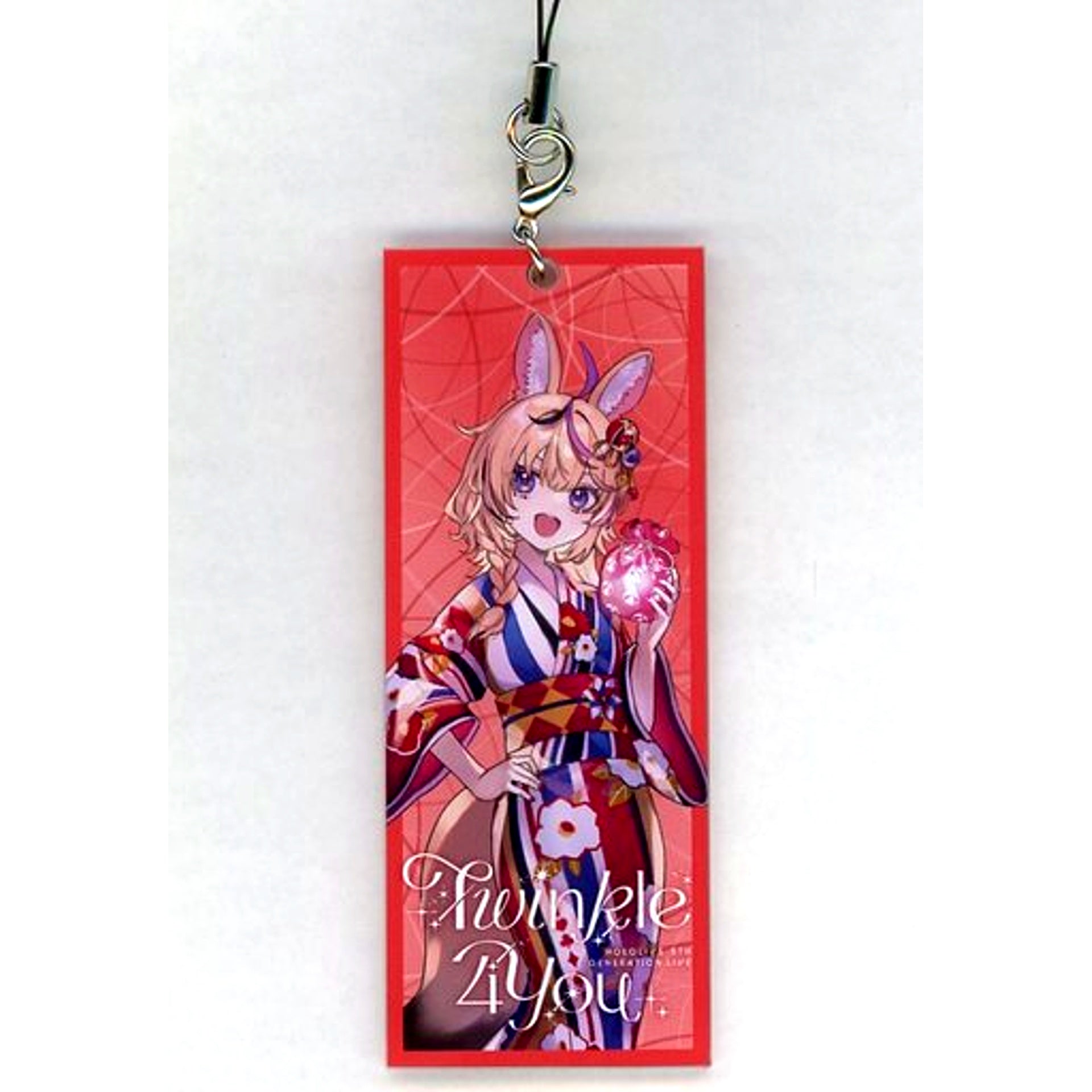 Omaru Polka hololive 5th Generation Live Twinkle 4 You Strip-style Acrylic Keychain Open Eyes [USED]