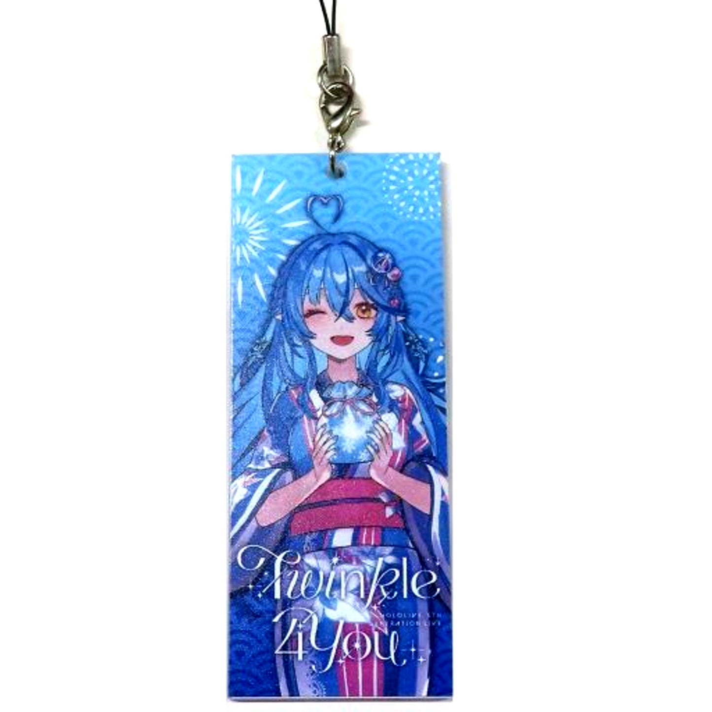 Yukihana Lamy hololive 5th Generation Live Twinkle 4 You Strip-style Acrylic Keychain Wink [USED]