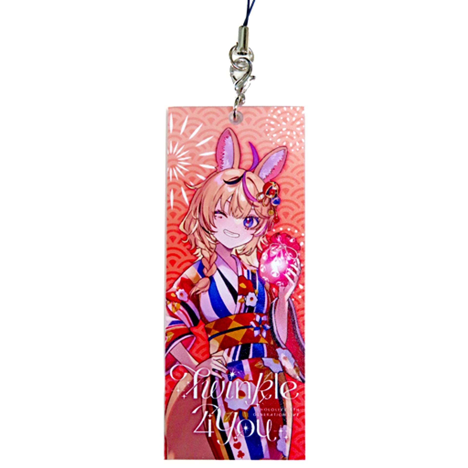 Omaru Polka Hololive Tanzaku Style Acrylic Keychain Wink Hololive 5th Generation Live Twinkle 4 You [USED]