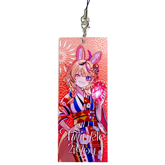 Omaru Polka Hololive Tanzaku Style Acrylic Keychain Wink Hololive 5th Generation Live Twinkle 4 You [USED]