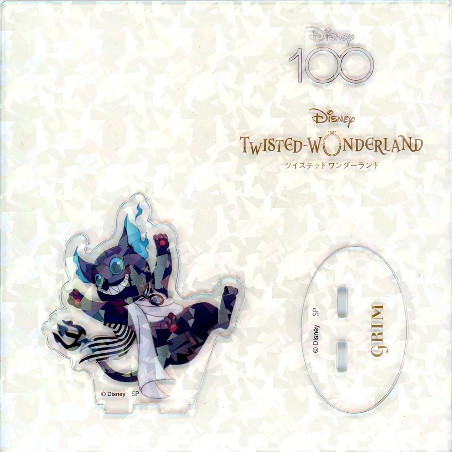 Grim Disney Twisted Wonderland Disney100 Ver. Acrylic Stand Disney100 Platinum Jacket Art Fair [USED]