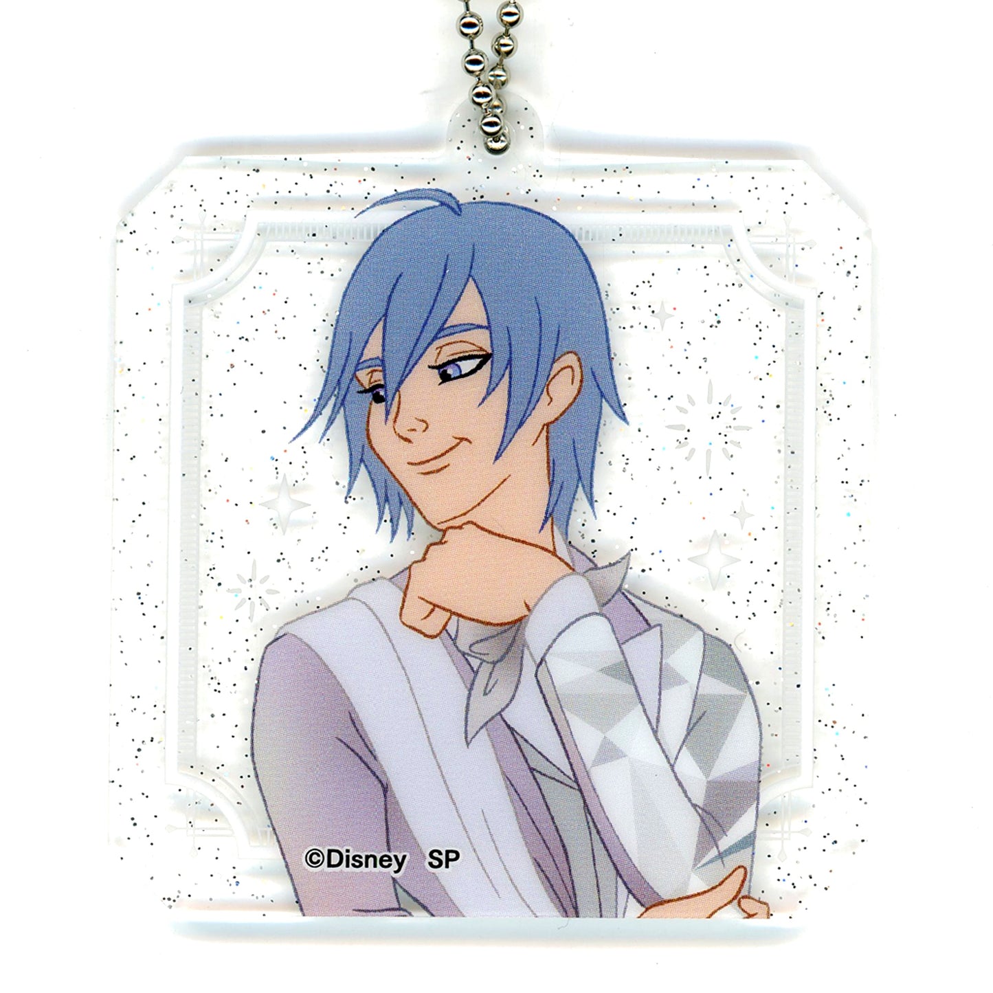 Silver Disney Twisted-Wonderland Disney100 Platinum Jacket Art Fair Acrylic Keychain Collection D100 Vol. 3 [USED]