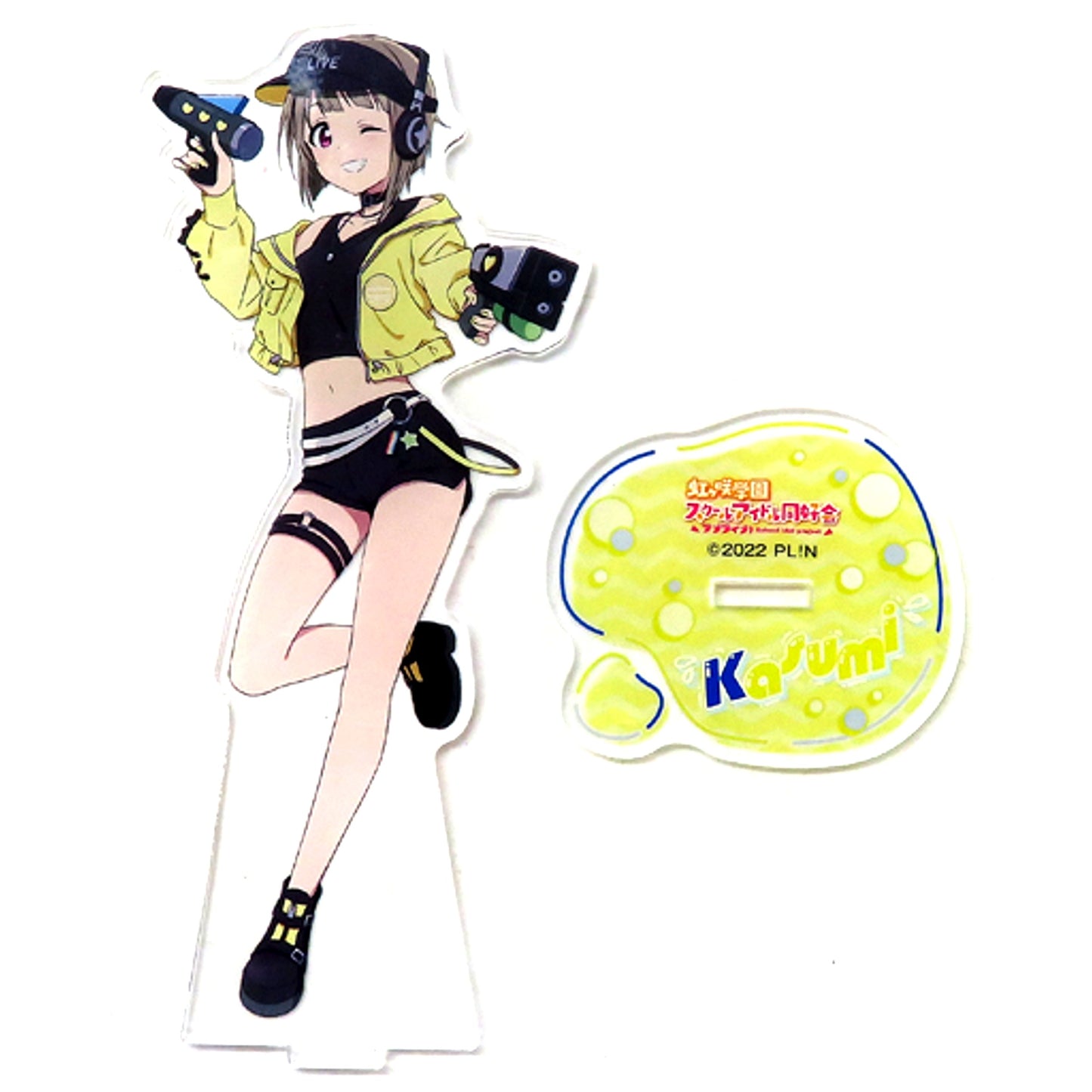 Kasumi Nakasu BIG Acrylic Stand Love Live! Nijigasaki High School Idol Club x Village Vanguard [USED]