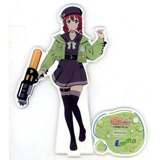 Emma Verde Big Acrylic Stand Love Live! Nijigasaki High School Idol Club x Village Vanguard [USED]