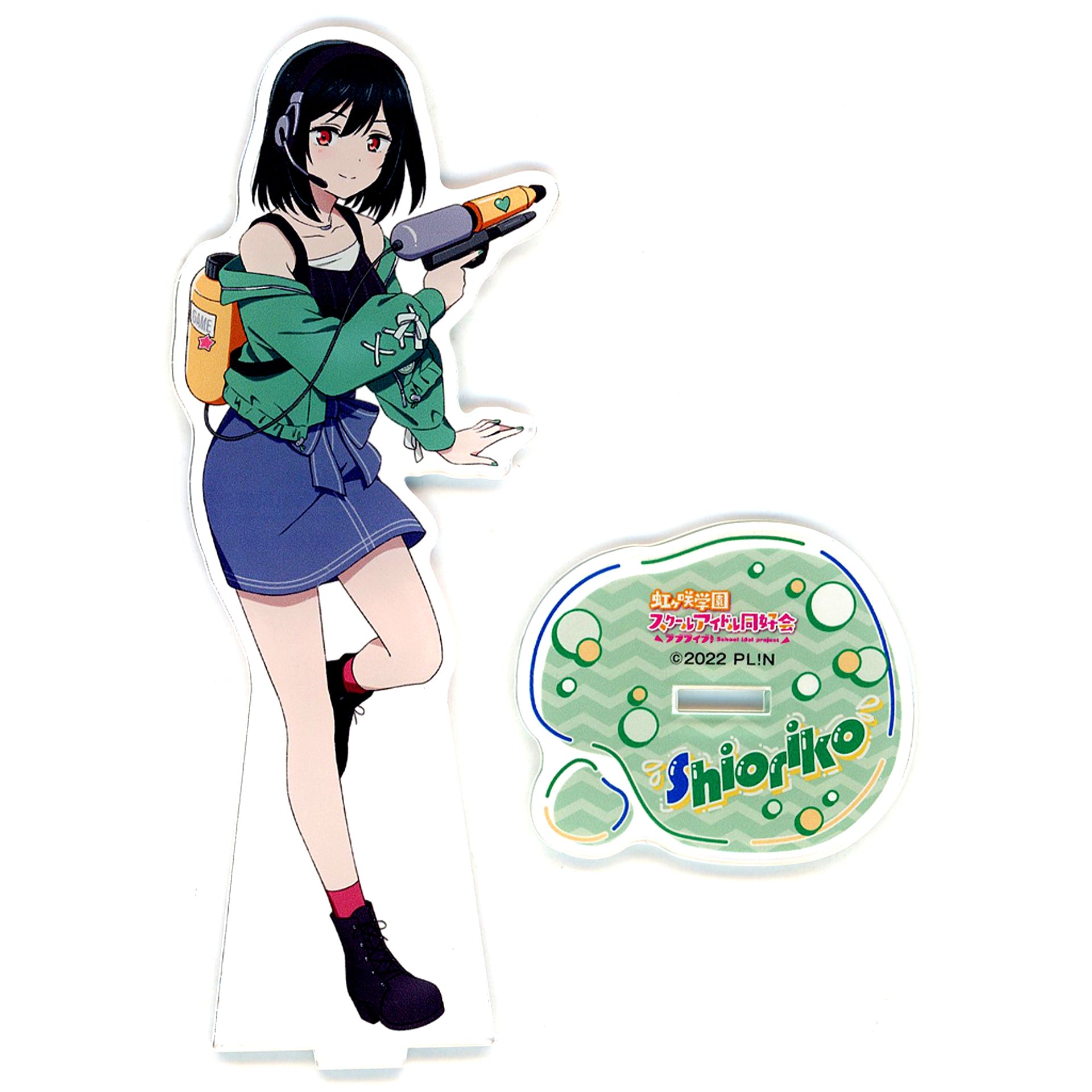 Shioriko Mifune BIG Acrylic Stand Love Live! Nijigasaki High School Idol Club x Village Vanguard [USED]
