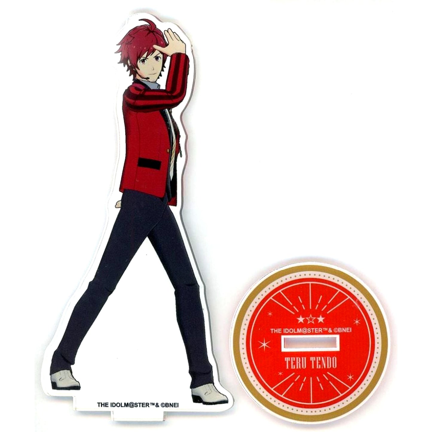 Teru Tendo THE IDOLM@STER SideM Official Acrylic Stand 315 Production presents FANTASTIC COMBINATION LIVE BRAINPOWER!! Commemorative Goods [USED]
