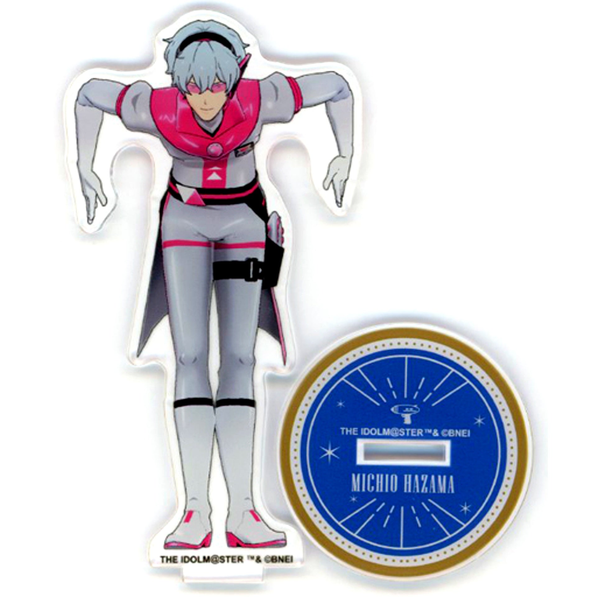 Michio Hazama The Idolmaster SideM Official Acrylic Stand 315 Production presents FANTASTIC COMBINATION LIVE BRAINPOWER!! Commemorative Goods [USED]