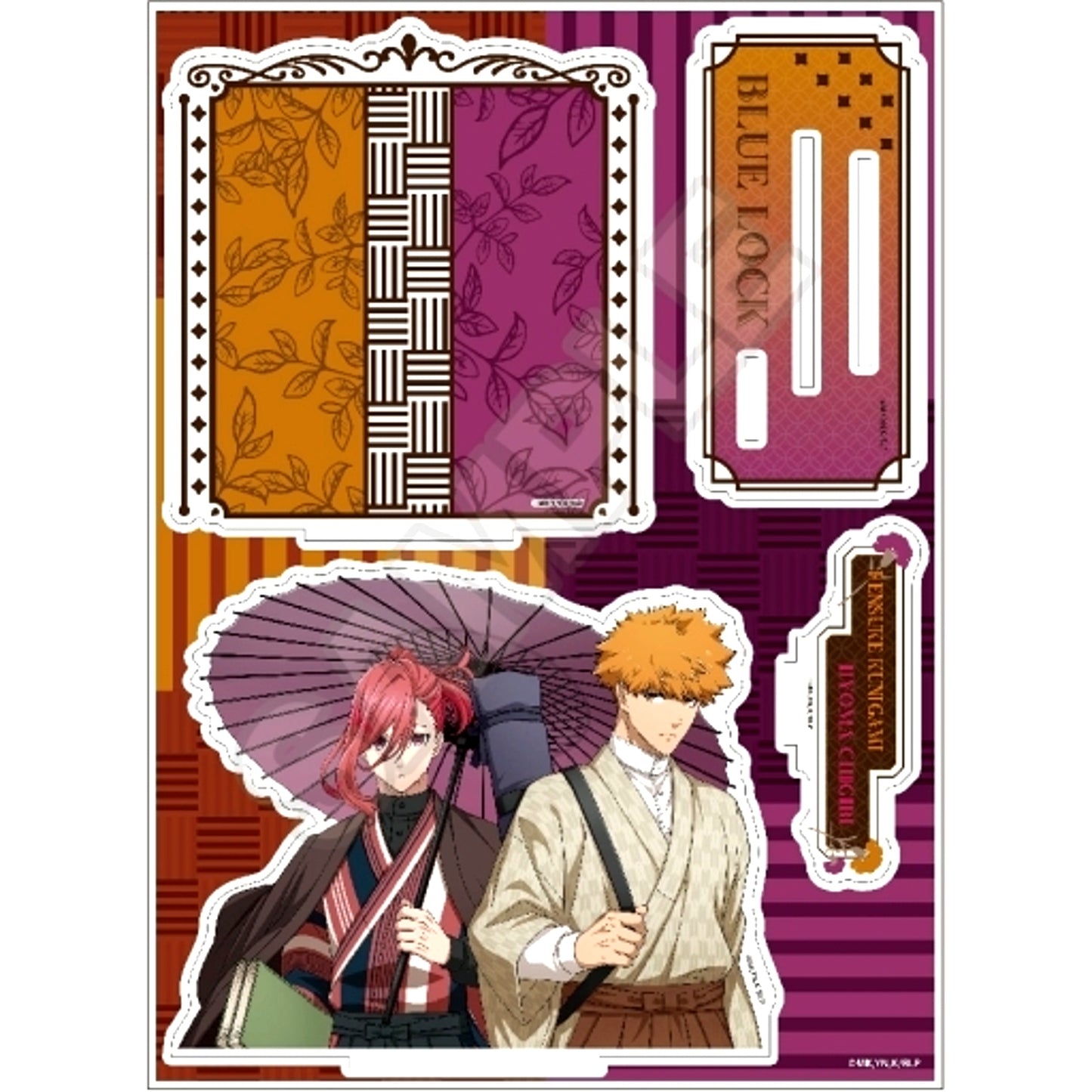 Rensuke Kunigami & Hyoma Chigiri Blue Lock Retro Modern Acrylic Diorama [USED]