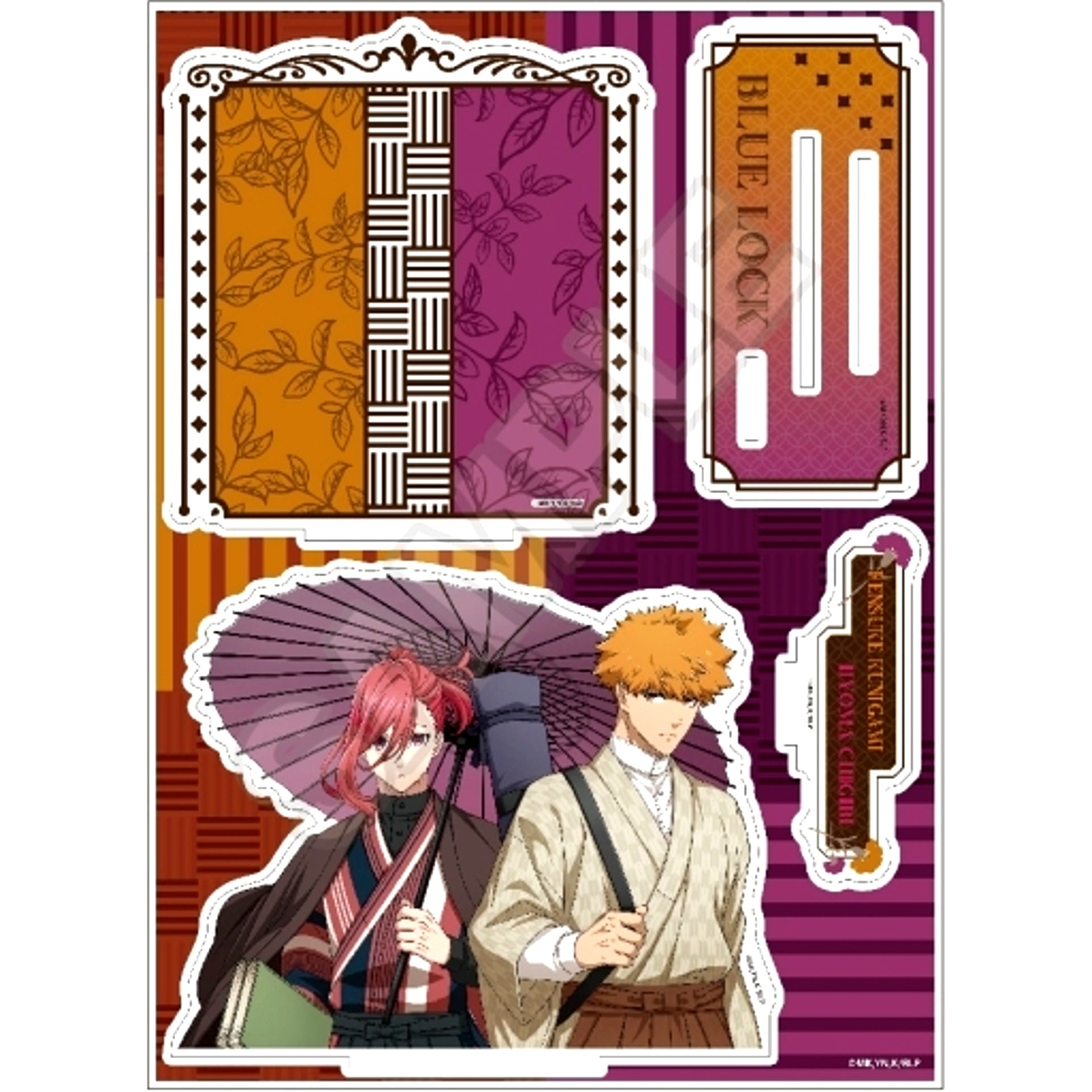 Rensuke Kunigami & Hyoma Chigiri Blue Lock Retro Modern Acrylic Diorama [USED]