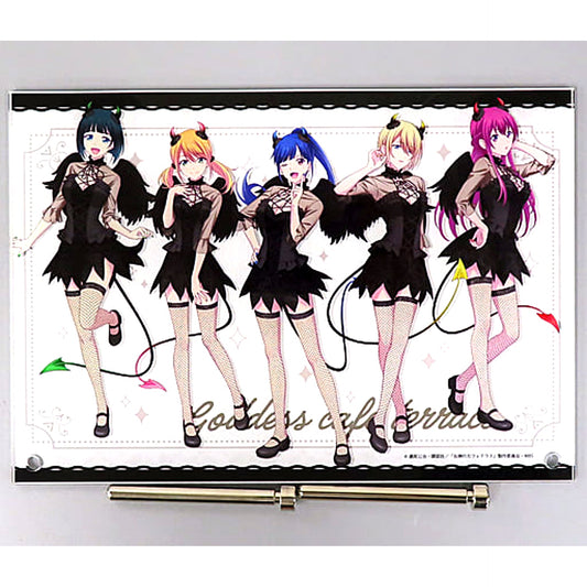 Group The Cafe Terrace and Its Goddesses Newly Drawn Acrylic Panel "The Cafe Terrace and Its Goddesses POP UP SHOP in Volks Akihabara Hobby Tengoku 2" [USED]