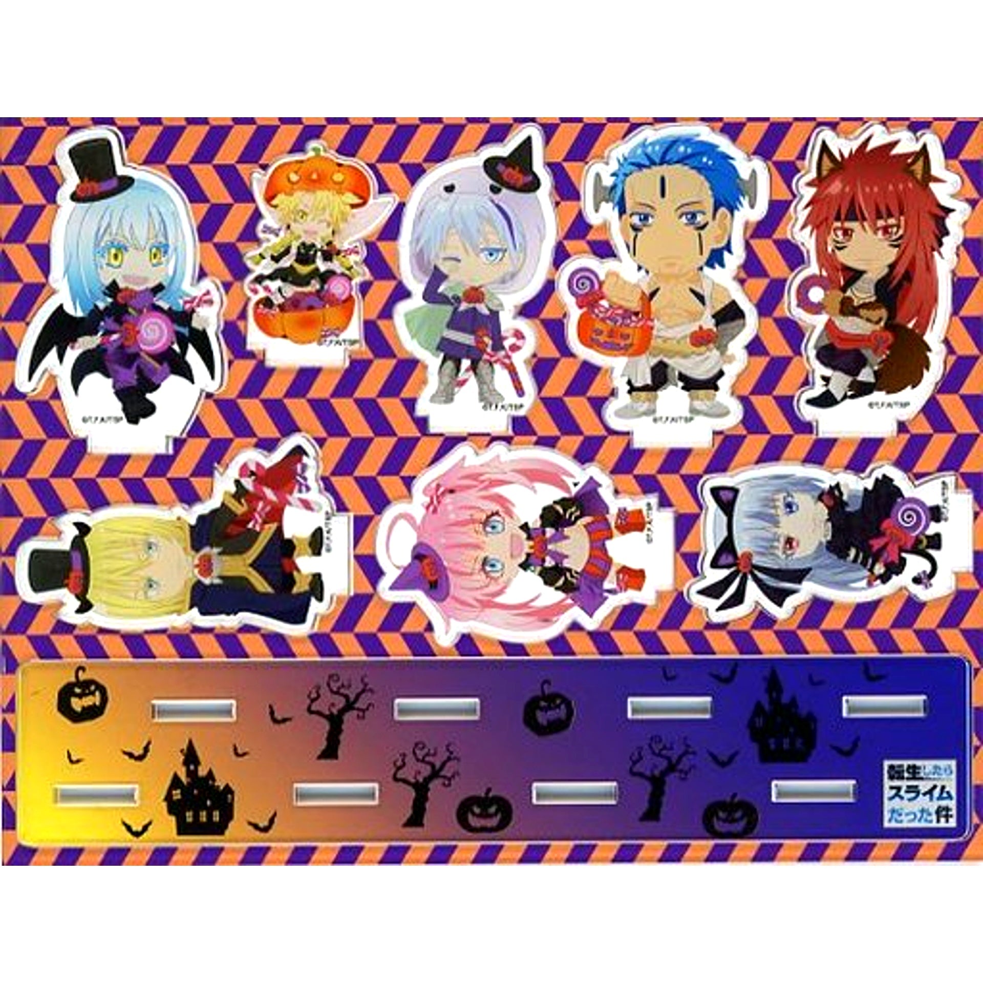 Group 8 Characters Halloween Acrylic Stand That Time I Got Reincarnated as a Slime Demon Lords Banquet [USED]