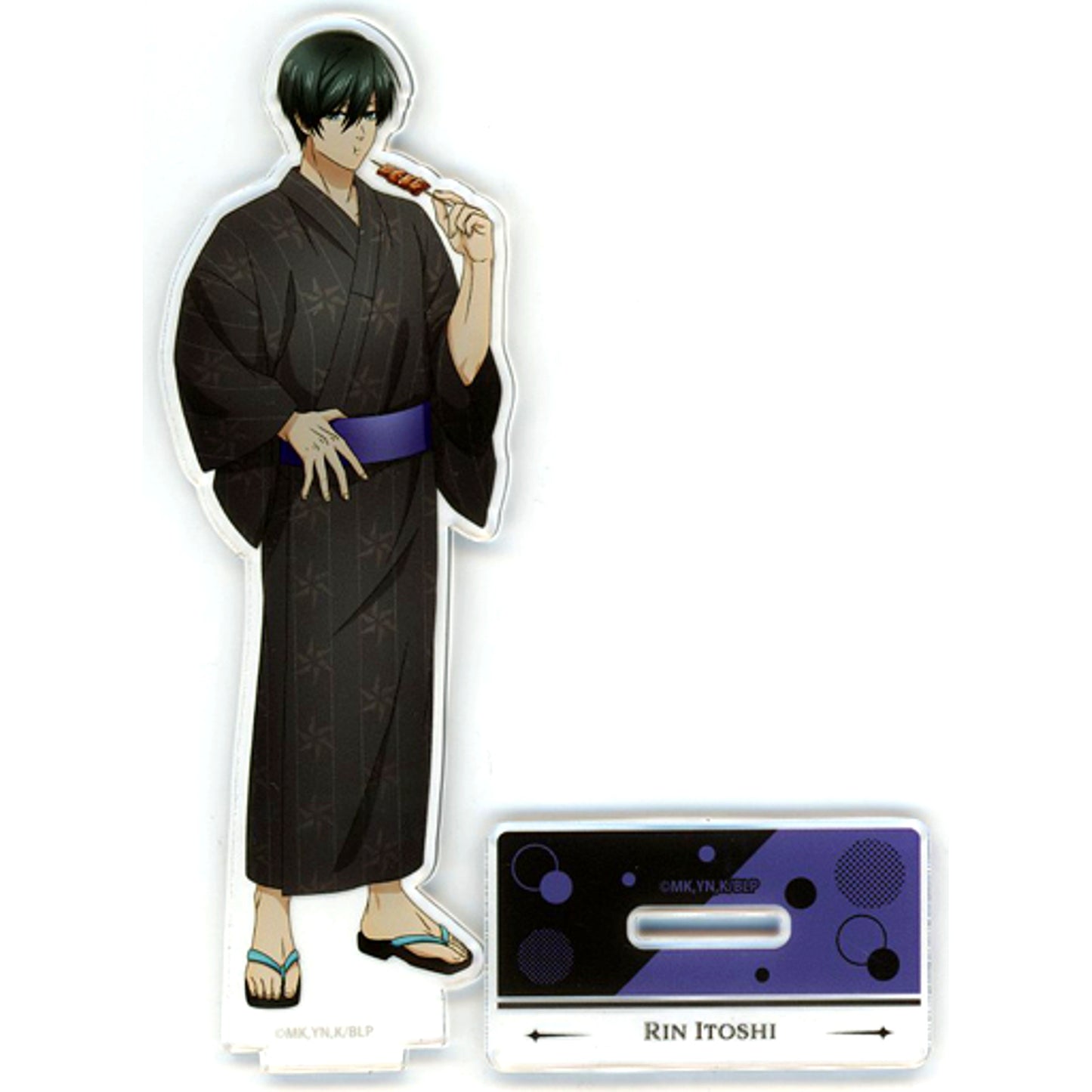 Rin Itoshi Acrylic Stand Figure Blue Lock Summer Time Cafe COLLABORATIONCAFE POWERED BY AnimaxCafe Plus [USED]
