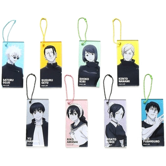 Satoru Gojo & Others Jujutsu Kaisen S2: Hidden Inventory/Premature Death All 8 Types Set Metallic Acrylic Keychain [USED]