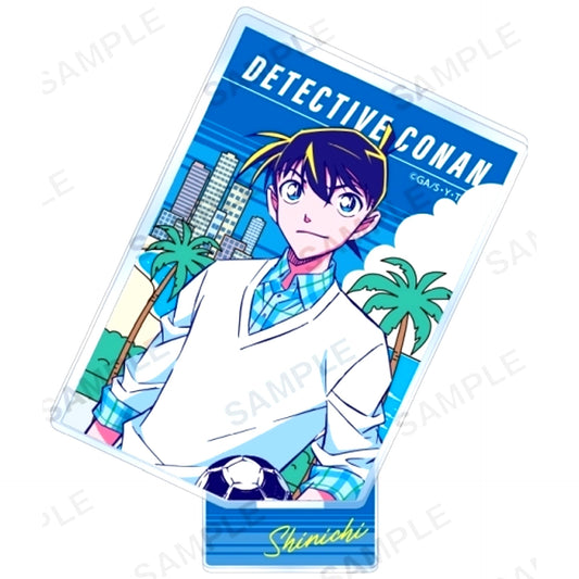 Shinichi Kudo City Pop Ver. Detective Conan Square Acrylic Stand [USED]