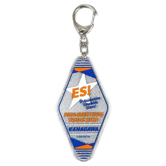Ensemble Stars! Logo FMT Motel Keychain Kanagawa Ver. Fan Meeting Tour Limited Keychains [USED]
