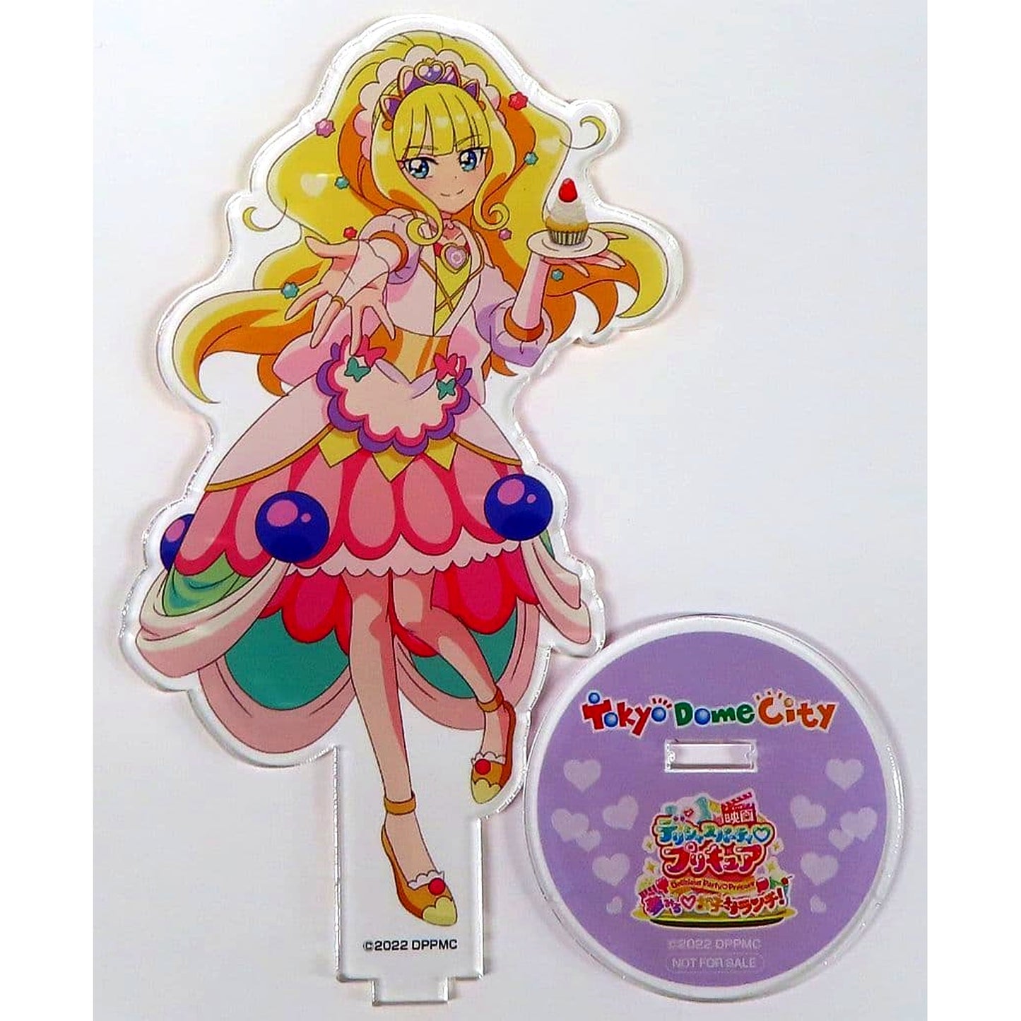 Cure Finale Delicious Party Precure Movie Yumemiru Okosama Lunch! Yumemiru Yuenchi in Tokyo Dome City Attractions Acrylic Stand Yumemiru Mini Game Prize A [USED]