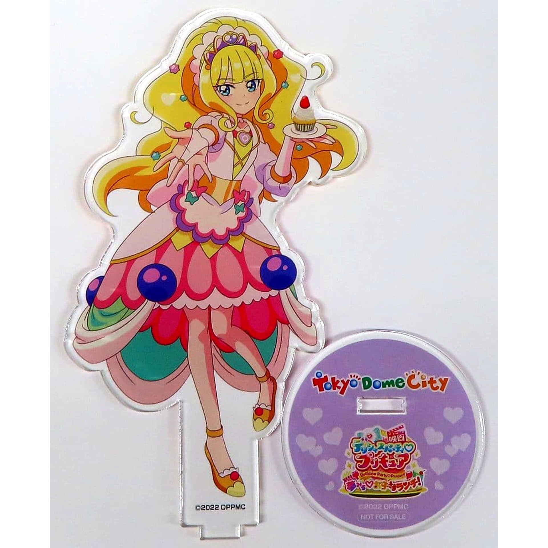 Cure Finale Delicious Party Precure Movie Yumemiru Okosama Lunch! Yumemiru Yuenchi in Tokyo Dome City Attractions Acrylic Stand Yumemiru Mini Game Prize A [USED]