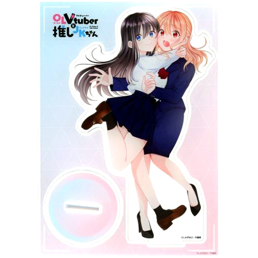 Hinano Kumagai Hotori Kawanaka Illustration Acrylic Stand Comic OL Vtuber and Oshi JK Chan Vol 1 Manga King Paid Bonus [USED]