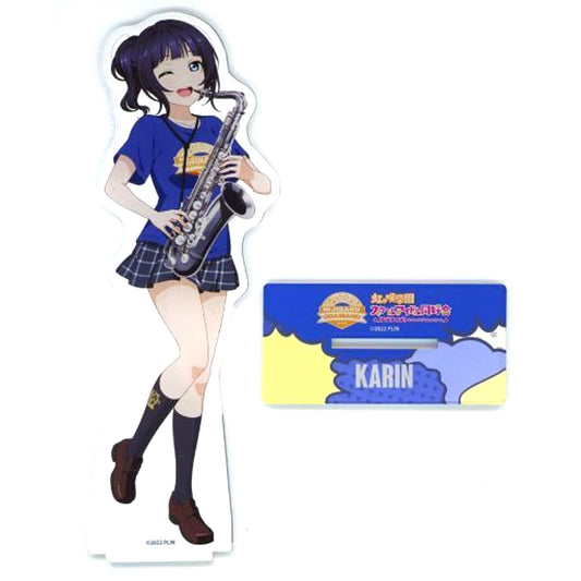 Karin Asaka ODAIBAND Ver. Big Acrylic Stand Love Live! Nijigasaki High School Idol Club Gamers Limited [USED]