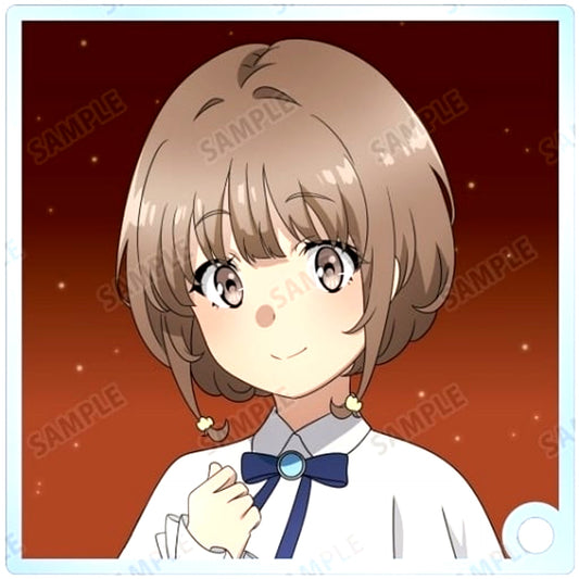 Kaede Azusagawa Solid Color Background Rascal Does Not Dream of a Sister Venturing Out Animate Fair Starry Sky Dress Ver. Trading Acrylic Stand Panel Illustration [USED]
