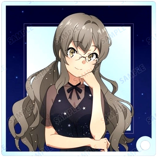 Rio Futaba 2 Color Background Rascal Does Not Dream of a Sister Venturing Out Animate Fair Starry Sky Dress Ver. Trading Acrylic Stand Panel Illustration [USED]