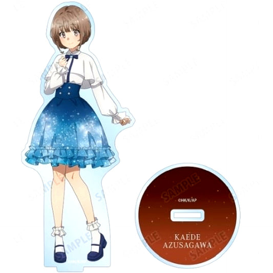 Kaede Azusagawa Starry Sky Dress Ver. Rascal Does Not Dream of a Sister Venturing Out Animate Fair BIG Acrylic Stand Illustration [USED]