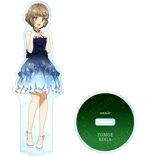 Tomoe Koga Illustration Starry Sky Dress Ver. BIG Acrylic Stand Rascal Does Not Dream of a Sister Venturing Out Animate Fair [USED]