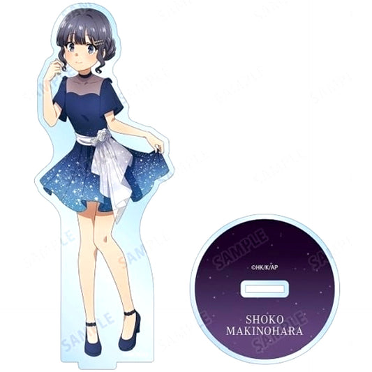 Shoko Makinohara Starry Sky Dress Ver. Rascal Does Not Dream of a Sister Venturing Out Animate Fair BIG Acrylic Stand Illustration [USED]
