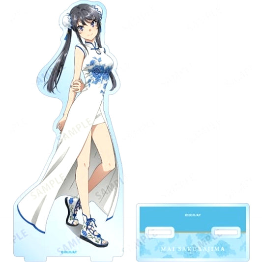 Mai Sakurajima China Dress Ver. Rascal Does Not Dream of Bunny Girl Senpai BIG Acrylic Stand Illustration [USED]
