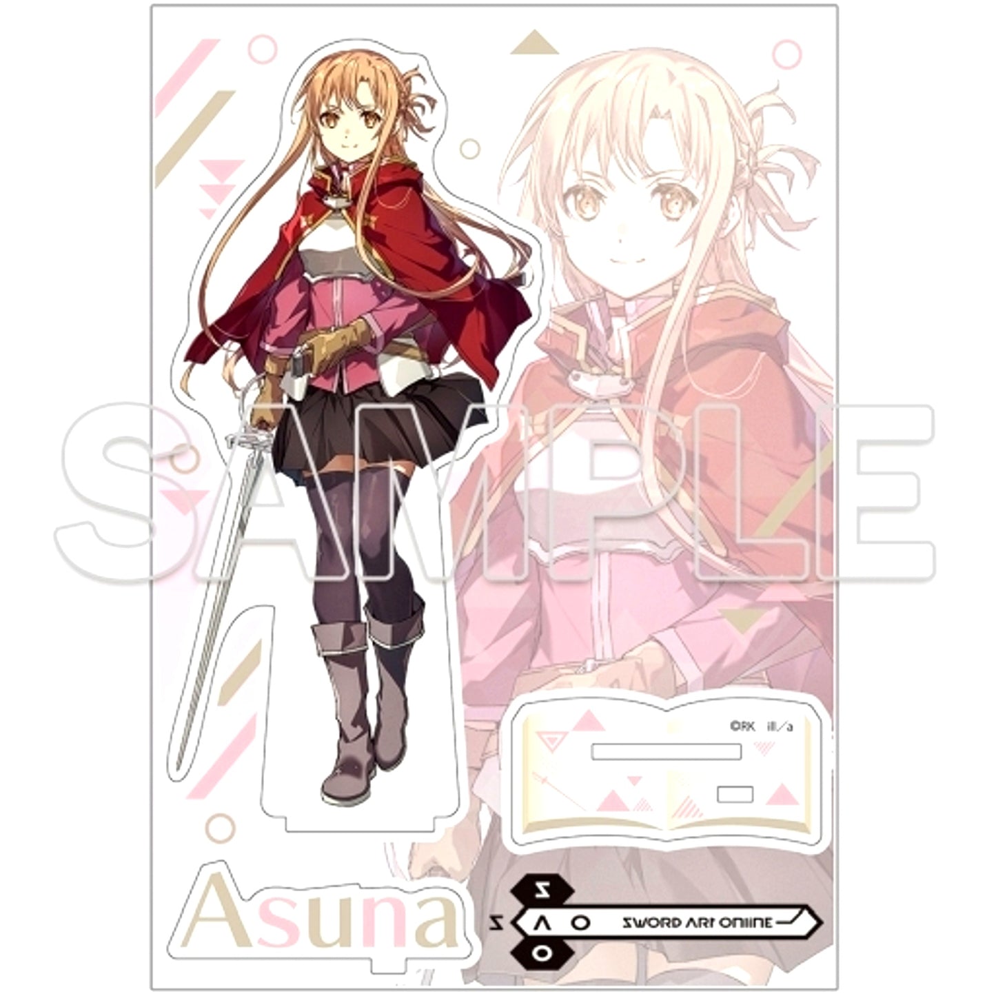 Asuna Sword Art Online Dengeki Bunko 30th Anniv Acrylic Figure [USED]