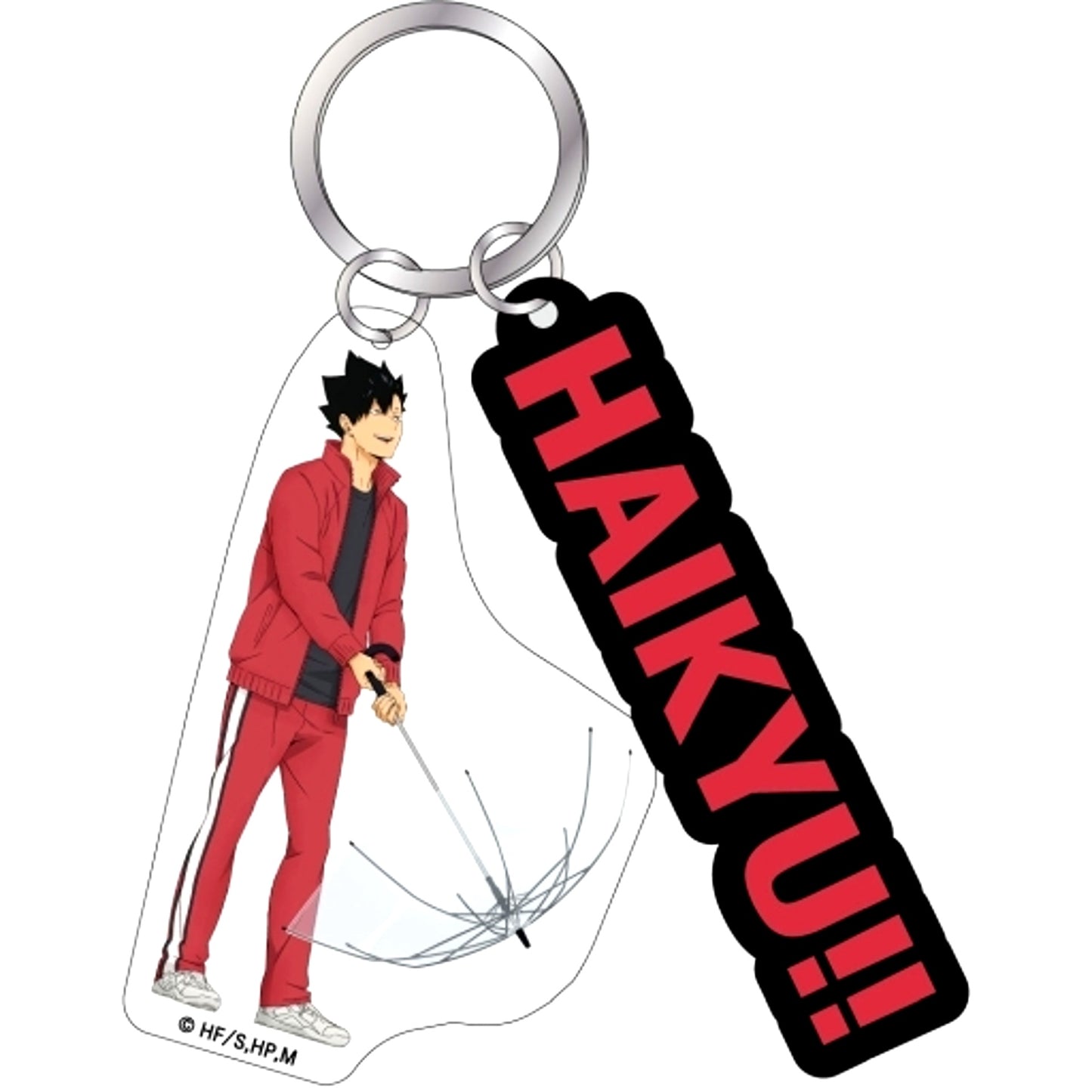 Tetsuro Kuroo Haikyu!! Double Acrylic Keychain rain [USED]