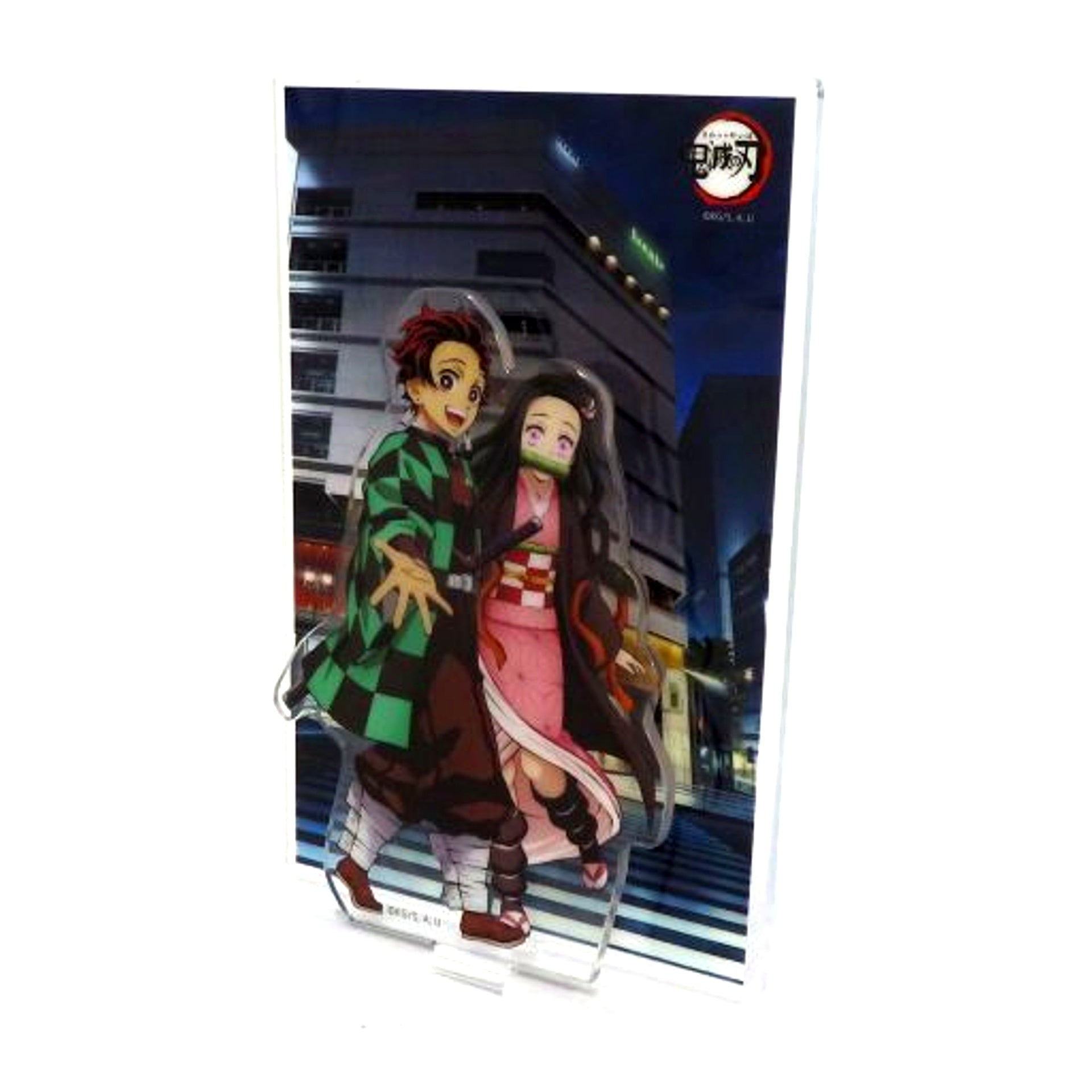 Tanjiro Kamado & Nezuko Kamado Demon Slayer: Kimetsu no Yaiba x ufotable DINING -HIROMA- Random Acrylic Stand with Background Opening Commemorative Goods [USED]