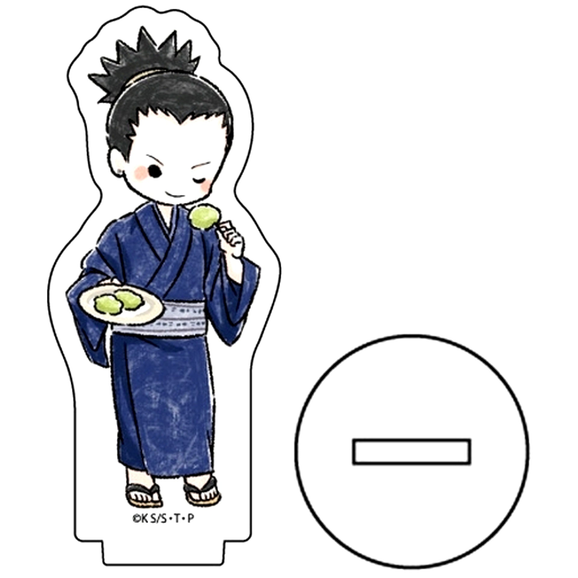 Shikamaru Nara Naruto Shippuden 09. Street Food Ver. GraffArt Illustration Acrylic Petit Stand [USED]