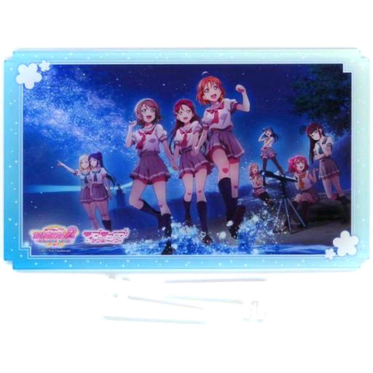 Aqours Plate Acrylic Stand Love Live! School Idol Festival 2 MIRACLE LIVE! [USED]