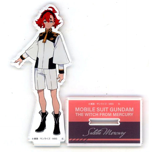 Suletta Mercury Mobile Suit Gundam The Witch from Mercury Mogumo Illustration Acrylic Stand [USED]