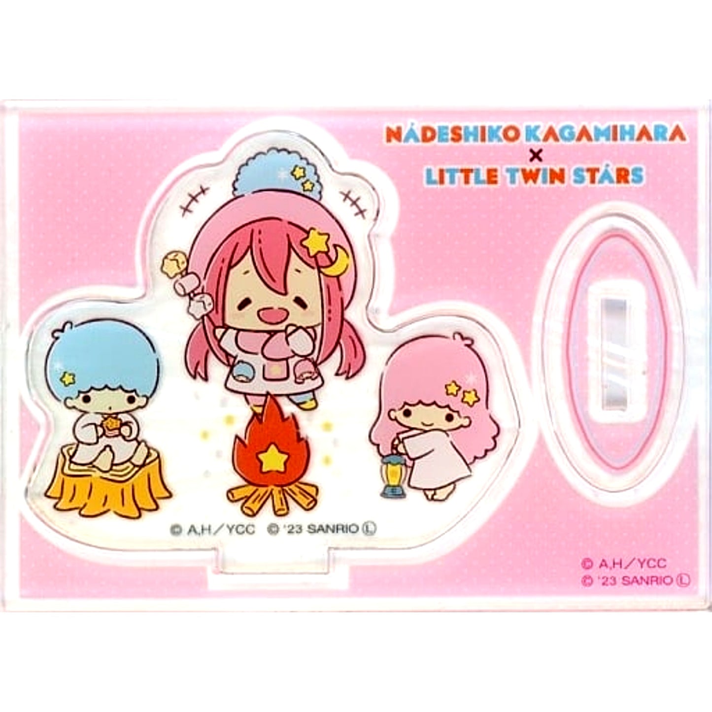 Nadeshiko Kagamihara x Little Twin Stars Yuru Camp x Sanrio Characters Acrylic Stand [USED]