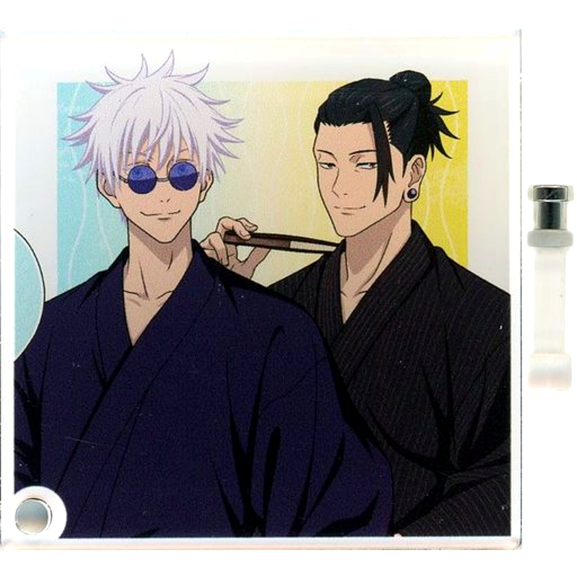 Satoru Gojo & Suguru Geto Jujutsu Kaisen x Asakusa Hanayashiki Illustration Hidden Inventory / Premature Death Yukata Ver. Trading Acrylic Stand Panel [USED]