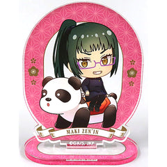 Jujutsu Kaisen x Asakusa Hanayashiki Maki Zenin Trading Chibi Acrylic Stand Attraction Ver. Framed Acrylic Stands [USED]
